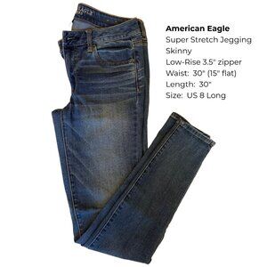 American Eagle Super Stretch Jegging | Size 8 Long (Low Rise)
